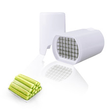 Stainless Steel Potato Chip Cutter 2 in 1 Vegetables Cutter French Fries Gadget