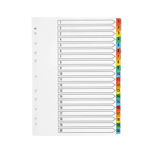 File dividers 20 - file,