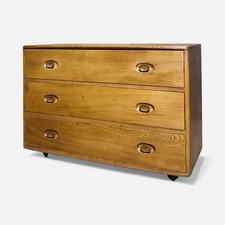 ERCOL BLONDE WINDSOR CHEST OF