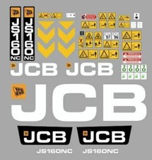 Jcb Js 160 Decals Stickers Complete Kit