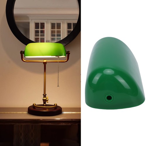 Green bankers lamp shade - green,