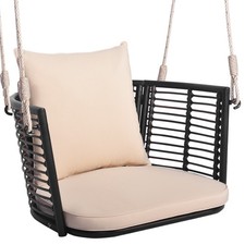 Costway Patio Hanging Rattan