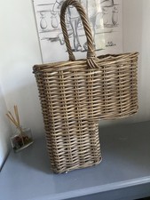 Large rustic wicker stair - rustic,
