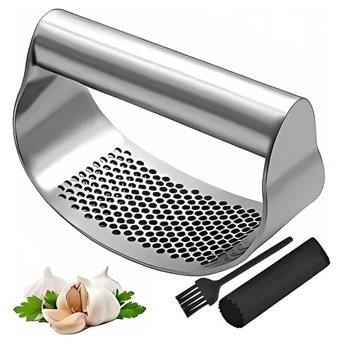 Stainless steel manual garlic - stainless,