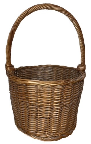Vintage cane wicker round - vintage, /wicker