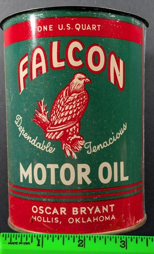 Vintage falcon motor oil - falcon,