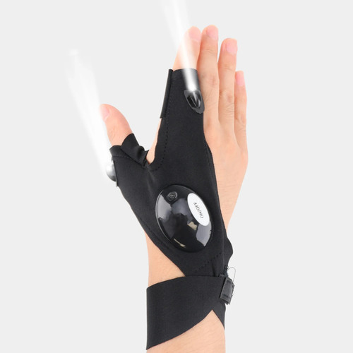 Led fingerless gloves - fingerless,