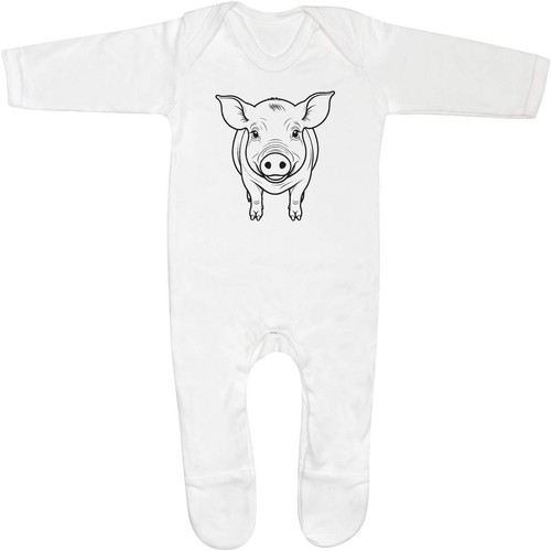 Chester white pig baby - 'chester,