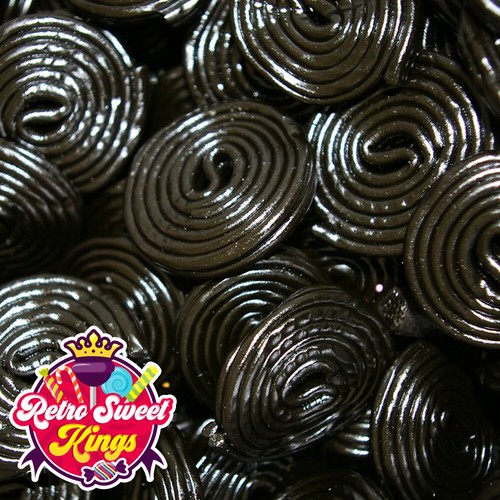 Liquorice wheels retro - liquorice,