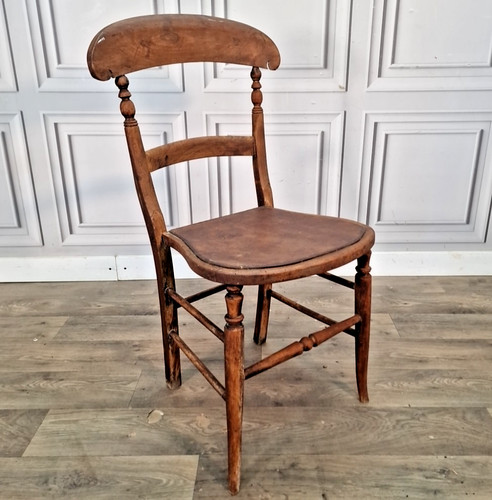 Antique wooden kitchen chair - antique,