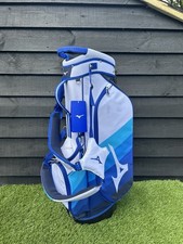 NEW MIZUNO TOUR LW STAND 2025 GOLF BAG / WHITE & BLUE / 5 WAY