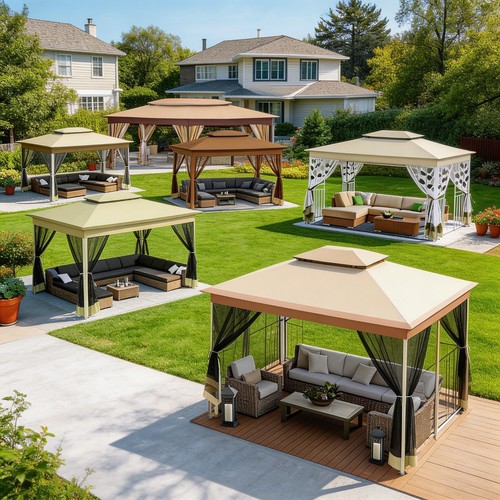 Gazebo 13x13 10x15 - , heavy
