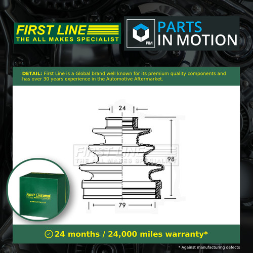 Joint boot fits - fits, toyota