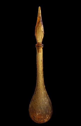 Empoli glass genie bottle wax - empoli,