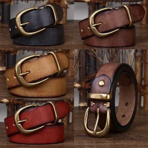 Genuine leather belt - leather,