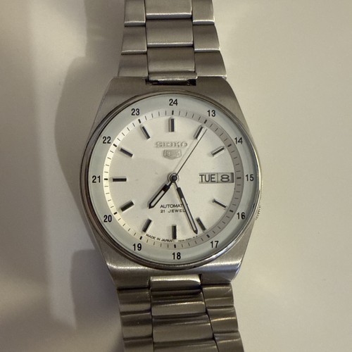 Seiko 7s26 3040 white - seiko, dial