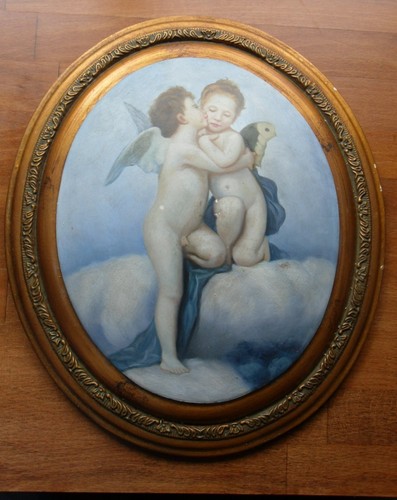 Convex plaster painting - convex, of