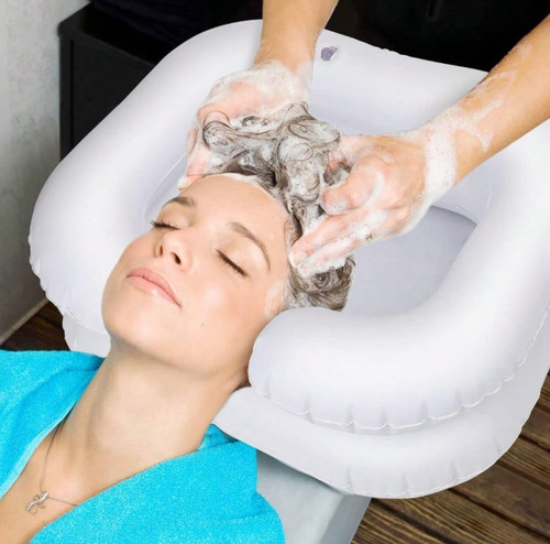 Inflatable shampoo basin - basin, sink