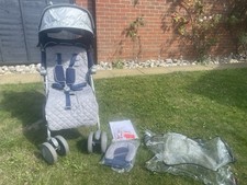 Special Edition Maclaren Techno XT  Crown Blue Pushchair VGC