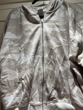  Victoria Secrets Pink Beige Camouflage Full Zipped Hoody - Size XS
