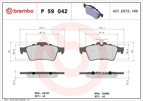 042x brake pad - 042x,