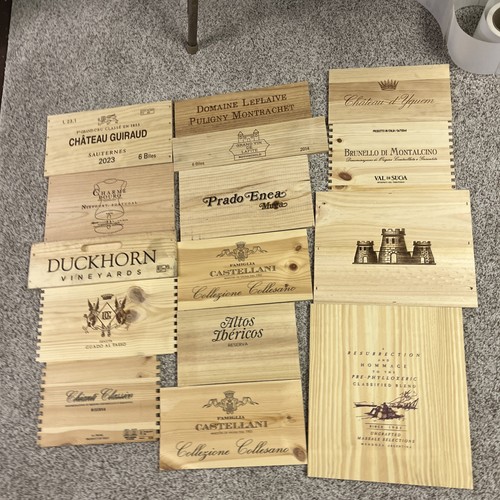 Lot wooden wine - lot,