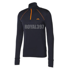 Crivit Sports Activewear Top Men's Navy or Black Size S-XL - High Collar 1/4 Zip