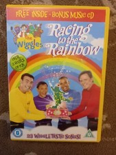 WIGGLES RACING TO THE RAINBOW DVD KIDS INCLUDES BONUS CD 