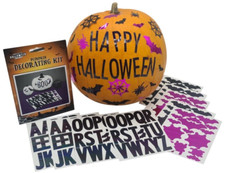 Pumpkin Decorating Sticker Pack Party Decoration Decor Hanging Prop Halloween