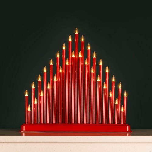 Christmas candle bridge - christmas, arch