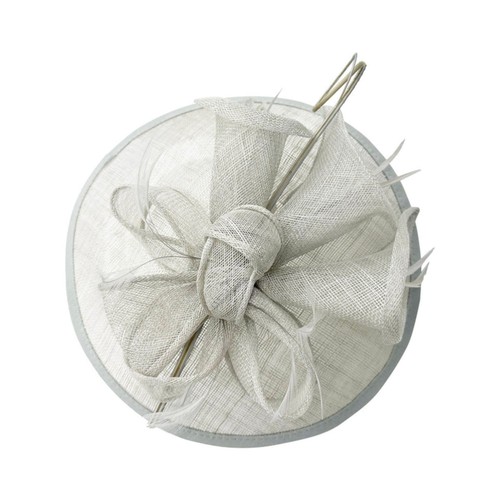 Sinamay flower fascinator hat - flower,
