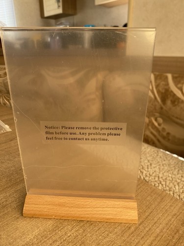 Small table menu signs holder - small,