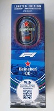 Limited Edition Heineken Zero 0%  FORMULA 1 / F1 Champions Pint Beer Glass BOXED