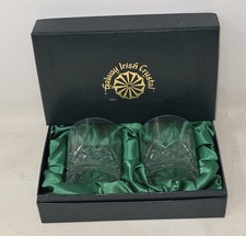 2 Galway Irish Crystal Whisky