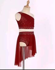 Slow Dance Freestyle Dancing Costume Size age 14 U14 U16 