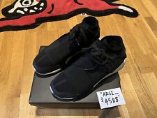 Adidas Y-3 Qasa High Triple Black UK10