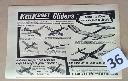 Glider advert sailplane 60s - advert,