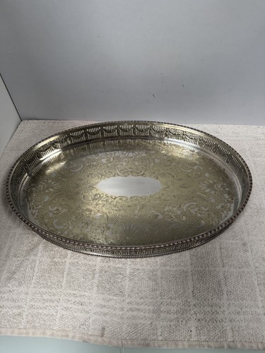 Vintage serving tray 38x25cm - tray,