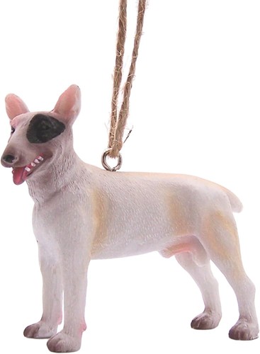 Spotted standing bull terrier - standing,