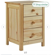 Scandinavia 3-Drawer Bedside