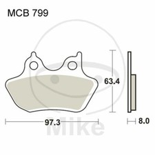 Sintered Brake Pads TRW FLSTI
