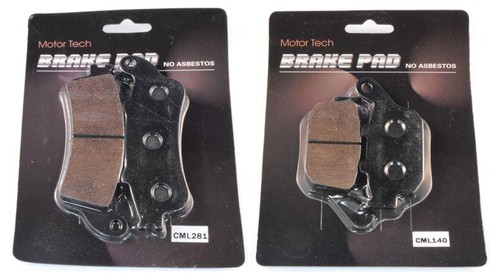 Front rear brake pads - front,