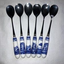 Spode Blue Italian Tea Spoons