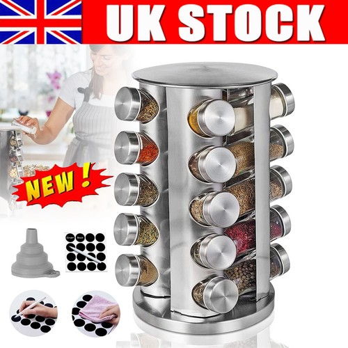 Jar revolving spice rack - revolving,