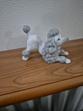 John Jenkins Porcelain Poodle Figurine Vintage Dog Ornament Collectable