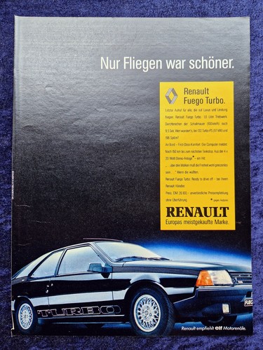 1984 renault fuego turbo - renault,