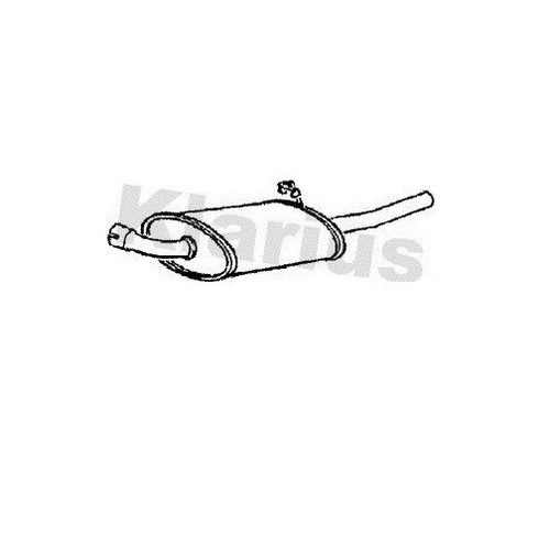 Klarius fd764g exhaust rear - fd764g,