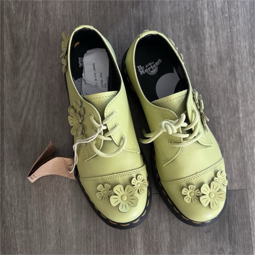 Martens green floral - dr.,