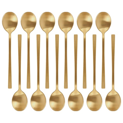 Stainless steel teaspoons - steel,