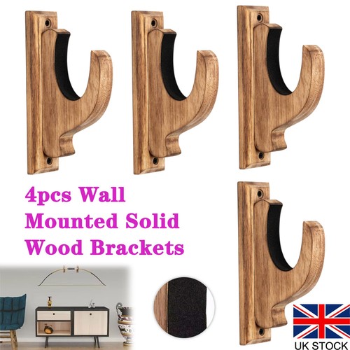 4pcs solid wood wall - solid, mounted